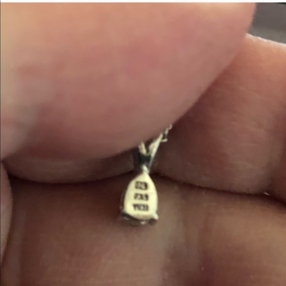 925 Sterling Silver Pear Cut Peridot - Picture 8 of 8
